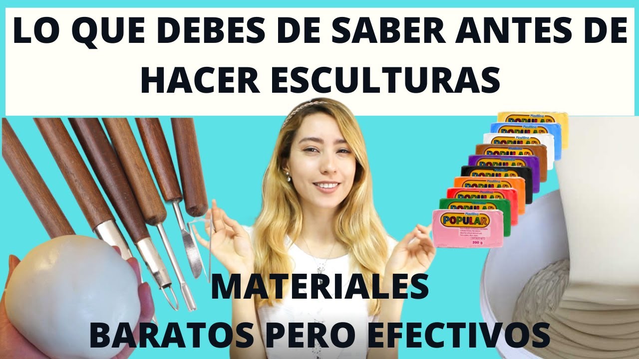 Materiales BARATOS pero EFECTIVOS para ESCULTURAS + TIPS Y TÉCNICAS// LO MÍNIMO QUE DEBES DE SABER