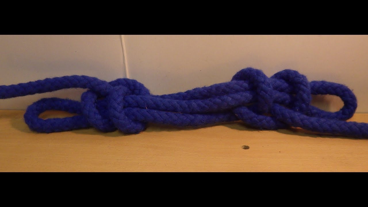 the sheep shank with ends double hitched
