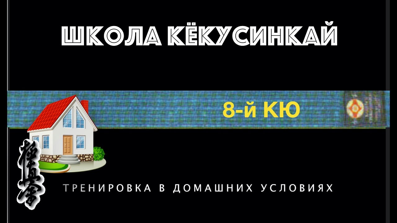 👊ШКОЛА КЁКУСИНКАЙ. 8-й КЮ (в домашних условиях)