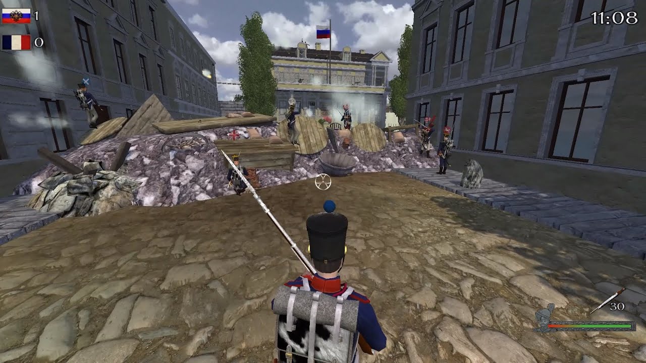 Custom Map 7 (defending & attacking) in Mount & Blade Warband: Napoleonic Wars