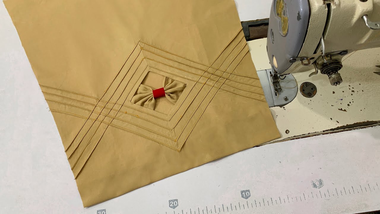 Pintuks Pattern for Plain Trouser | Bow Trouser Design | The Latest Design