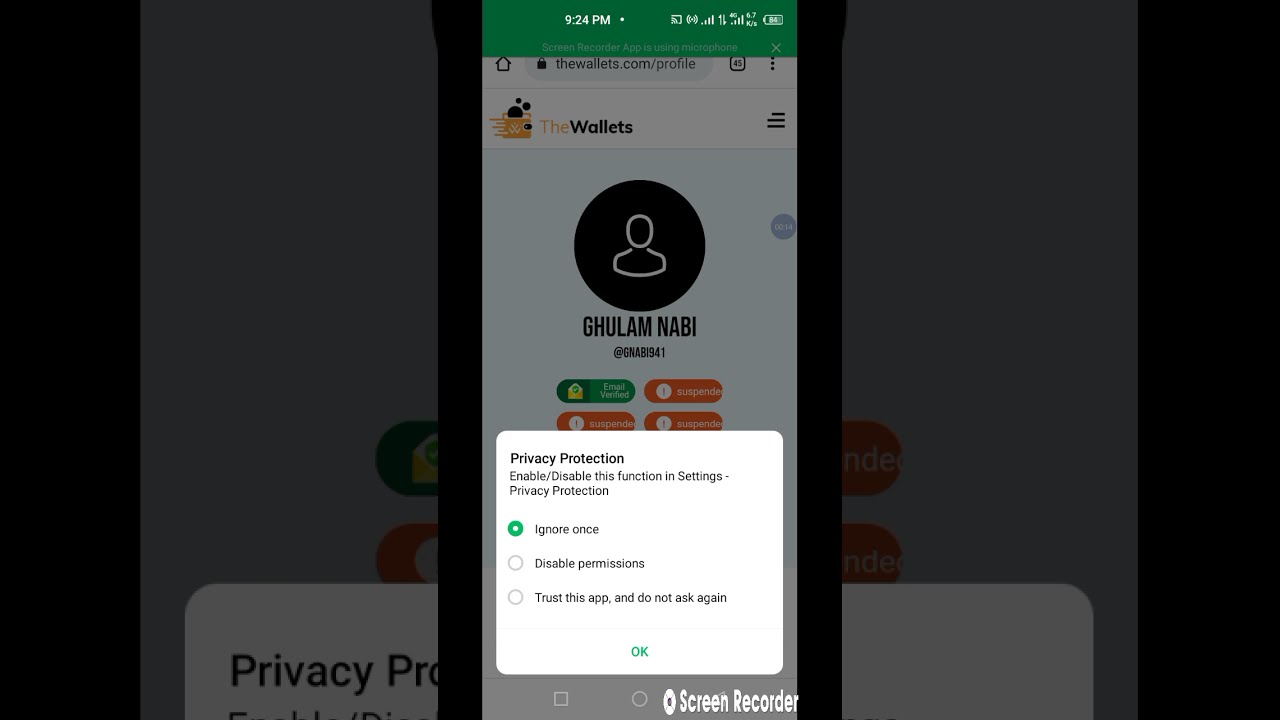 Thewallets accounts are suspended | pay fee 5 USD to verify |very bad update about thewallets