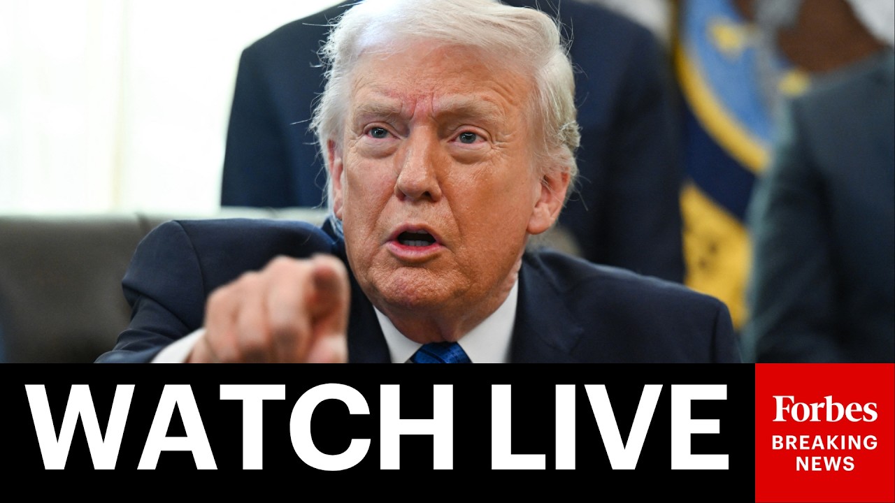 LIVE: President Trump Signs The Secure America Act To Fund ICE And CBP