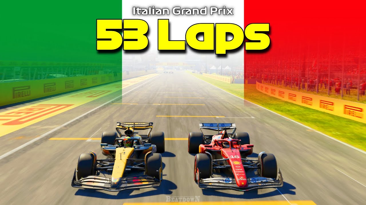F1 25 - 100% Race Monza, Italy w/ Leclerc | #ItalianGP 🇮🇹