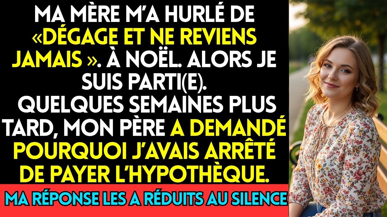 Ma Mère M’a Crié De “Sort De Là Et Ne Reviens Jamais” À Noël  Alors Je Suis Partie  Quelques Sema