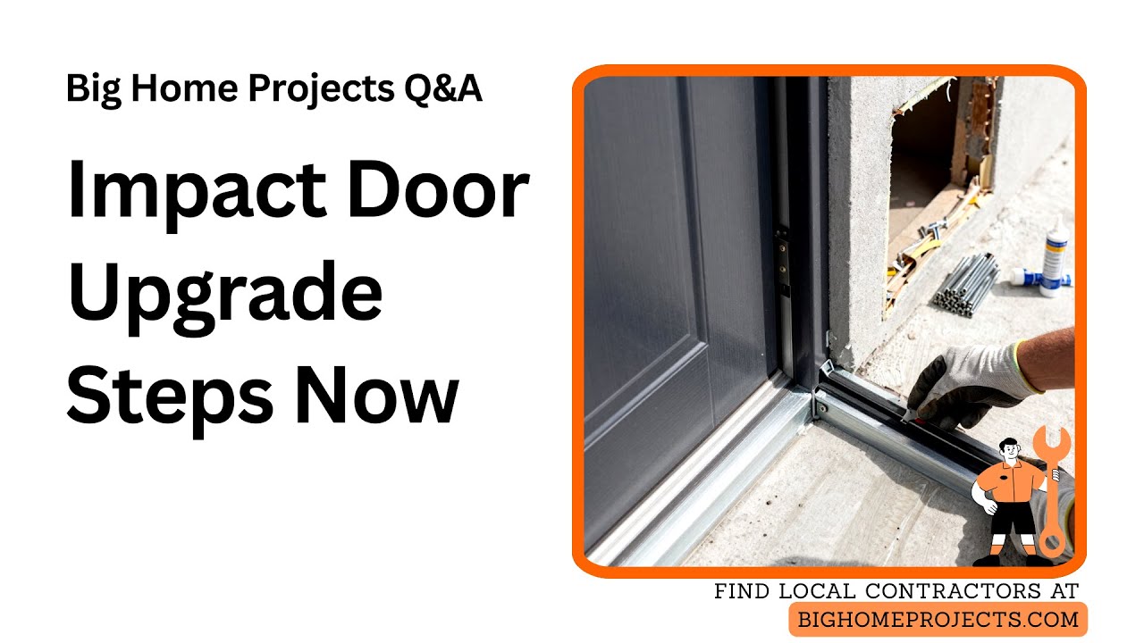 Impact Rated Fiberglass Steel Doors With Sill Pan Retrofit