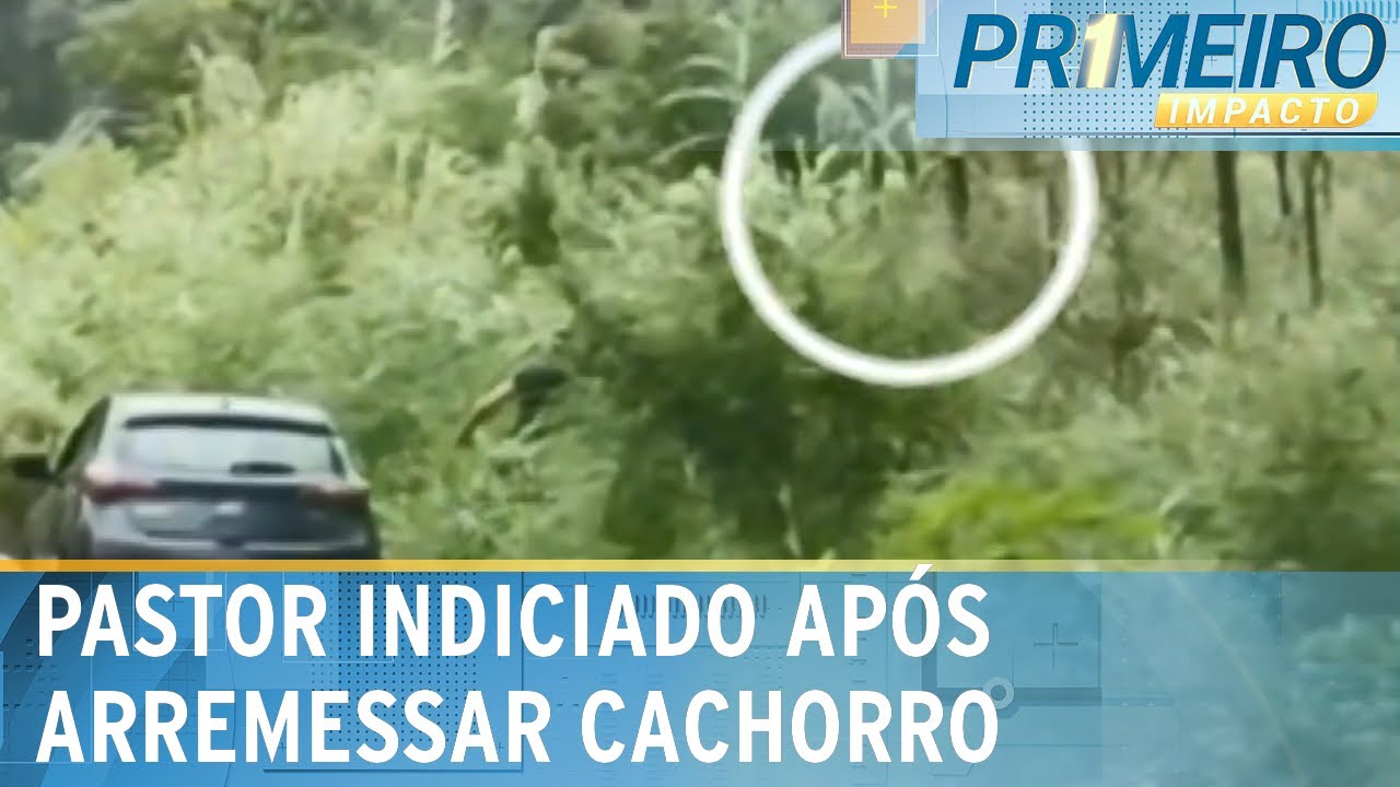 Pastor é indiciado após ser flagrado abandonando cachorro | Primeiro Impacto (17/04/24)