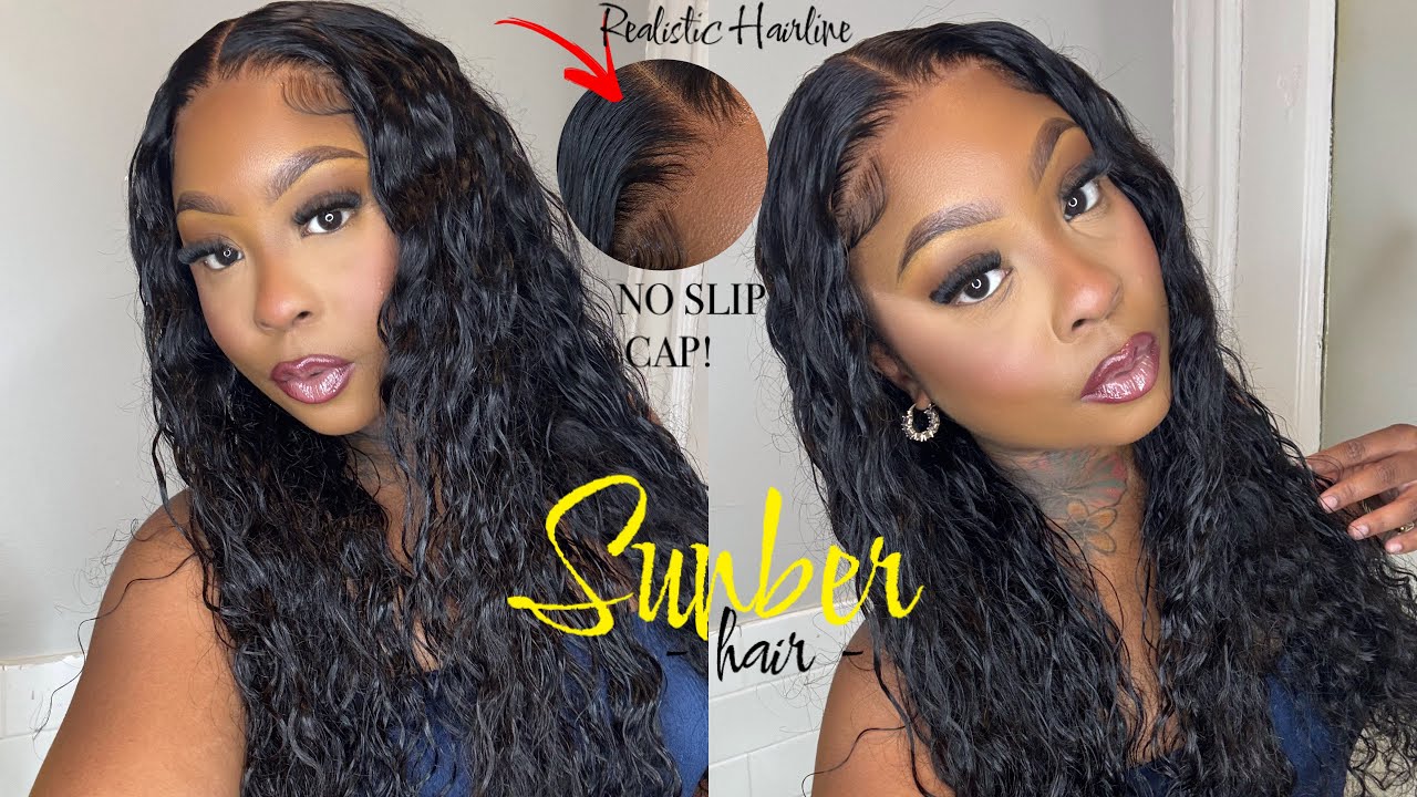 Beautiful Waterwave Glueless Wig | NO SLIP CAP! | Easy to Install | Pre Everything! | Sunber Hair
