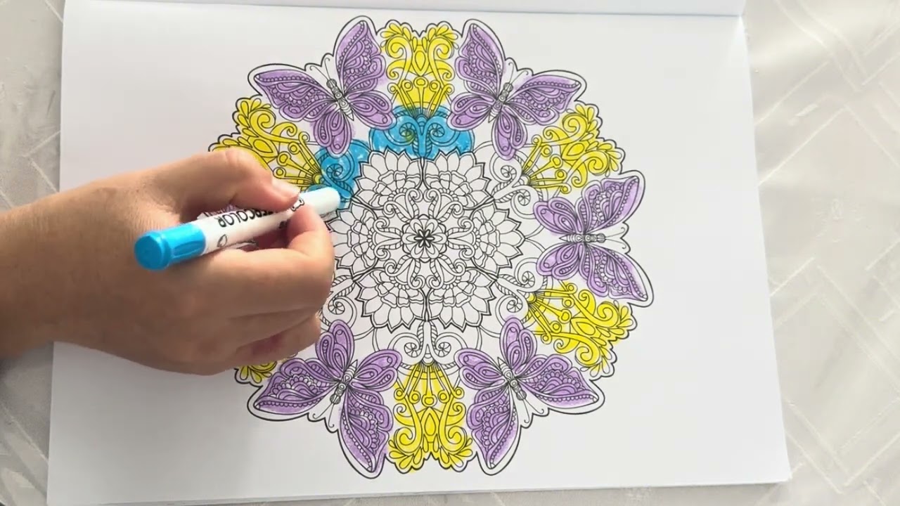 *Fly Like Butterfly ❤️Coloring/ So Satisfying