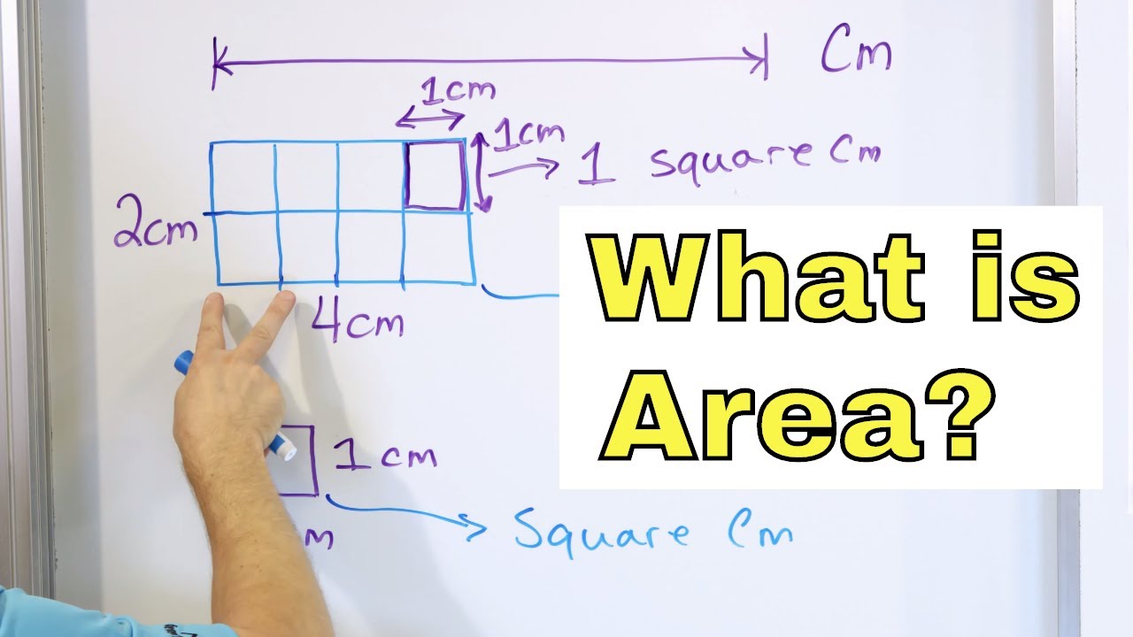 13 - What is Surface Area?  Definition & Meaning - Calculate Area of Rectangle & Units