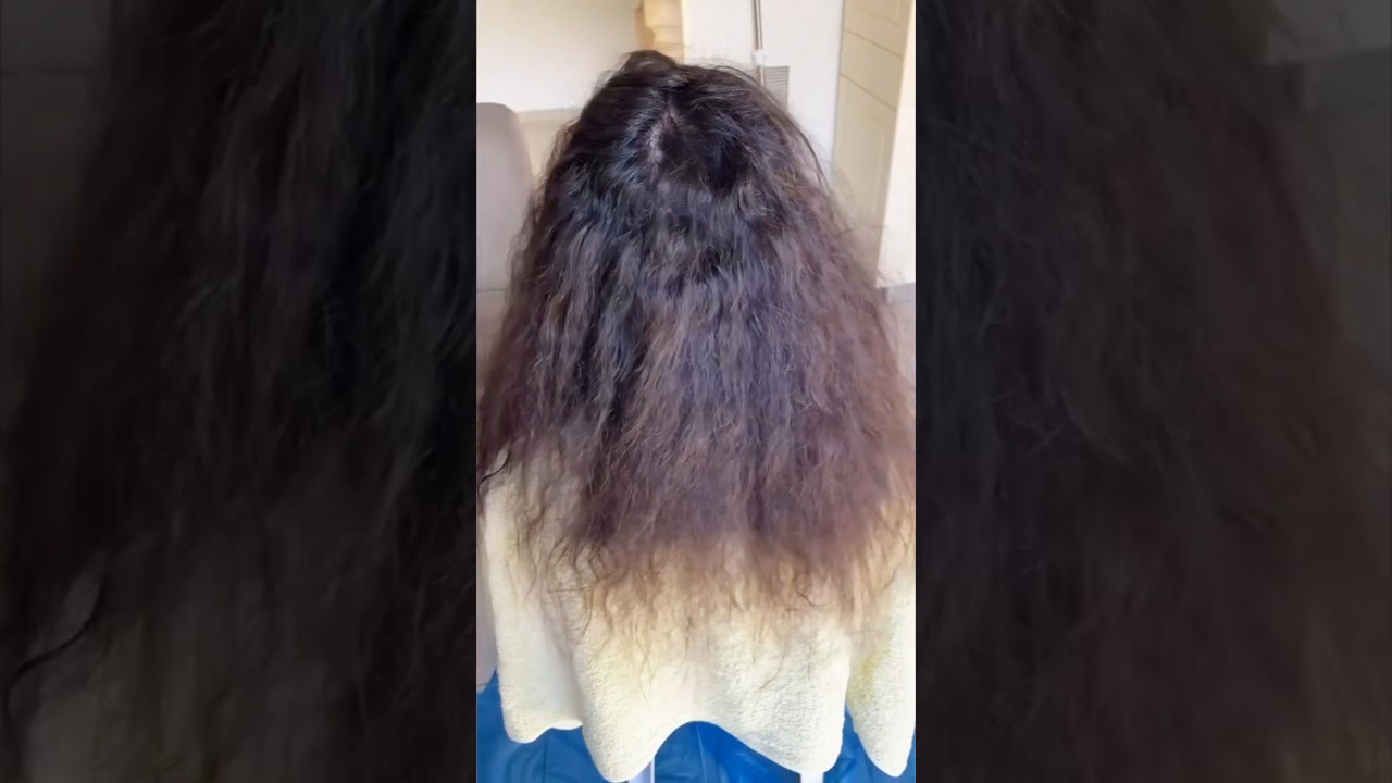 Get Rid of Frizzy Hair Naturally with These Simple Tricks| #shorts #trending #hair #youtubeshorts