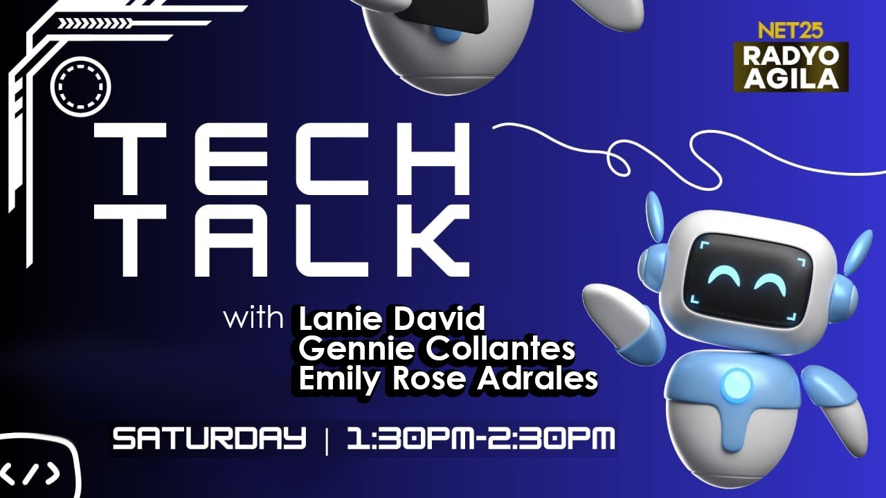 TECH TALK | Saturday | February 7 | 1:30 PM
