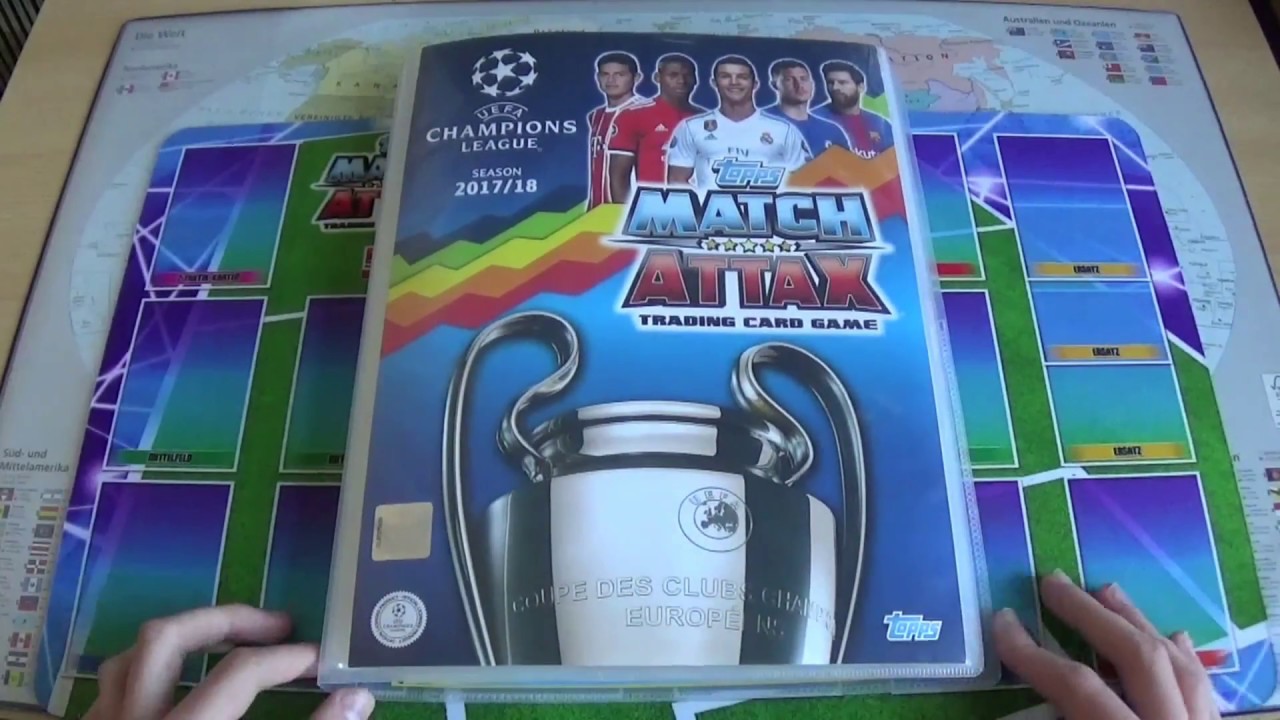 Match Attax Champions League 17/18 Mappenupdate!!!