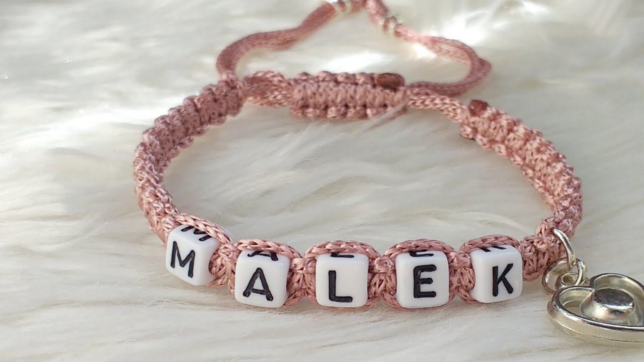 DIY Bracelet طريقة صنع أساور   الأسماء خطوة بخطوة (arabic version) friendship bracelets