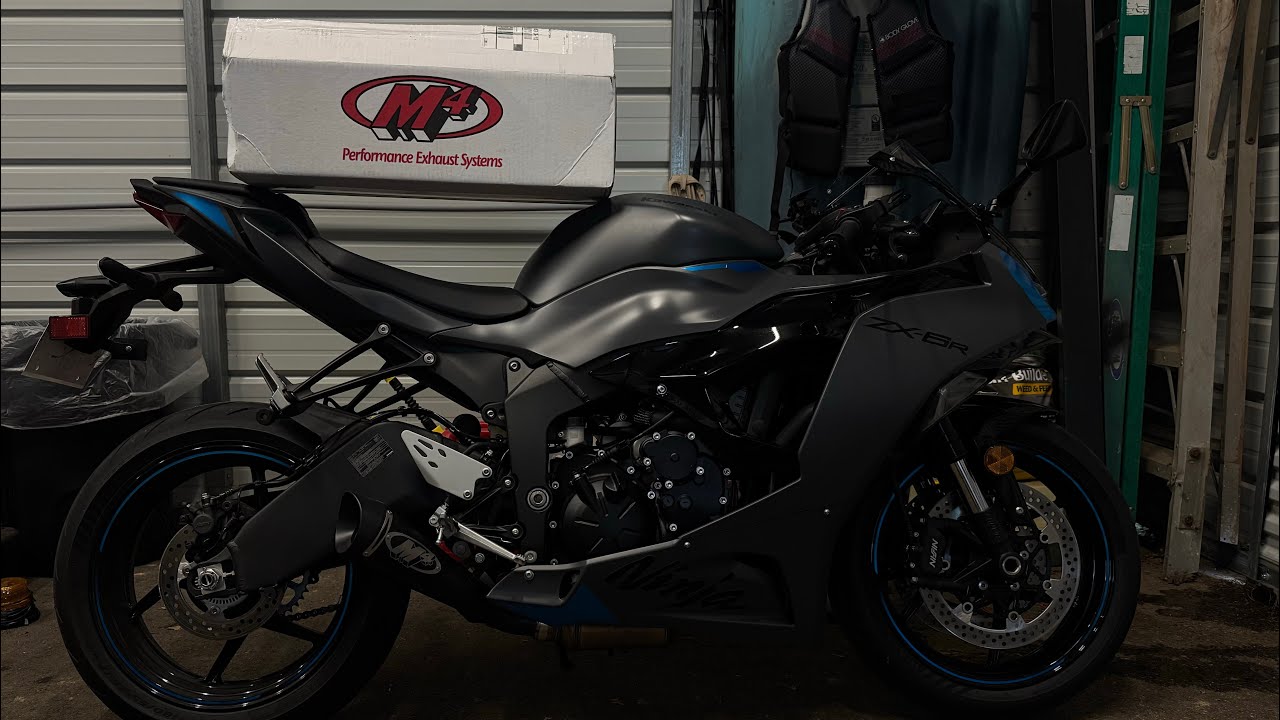 2025 ZX6R SOUNDS INSANE M4 GP19 SLIP ON EXHAUST!!