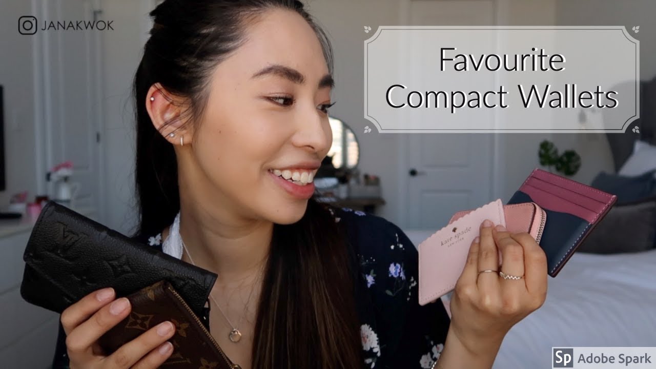 Best compact wallets ft. Coach, Kate Spade, Louis Vuitton!