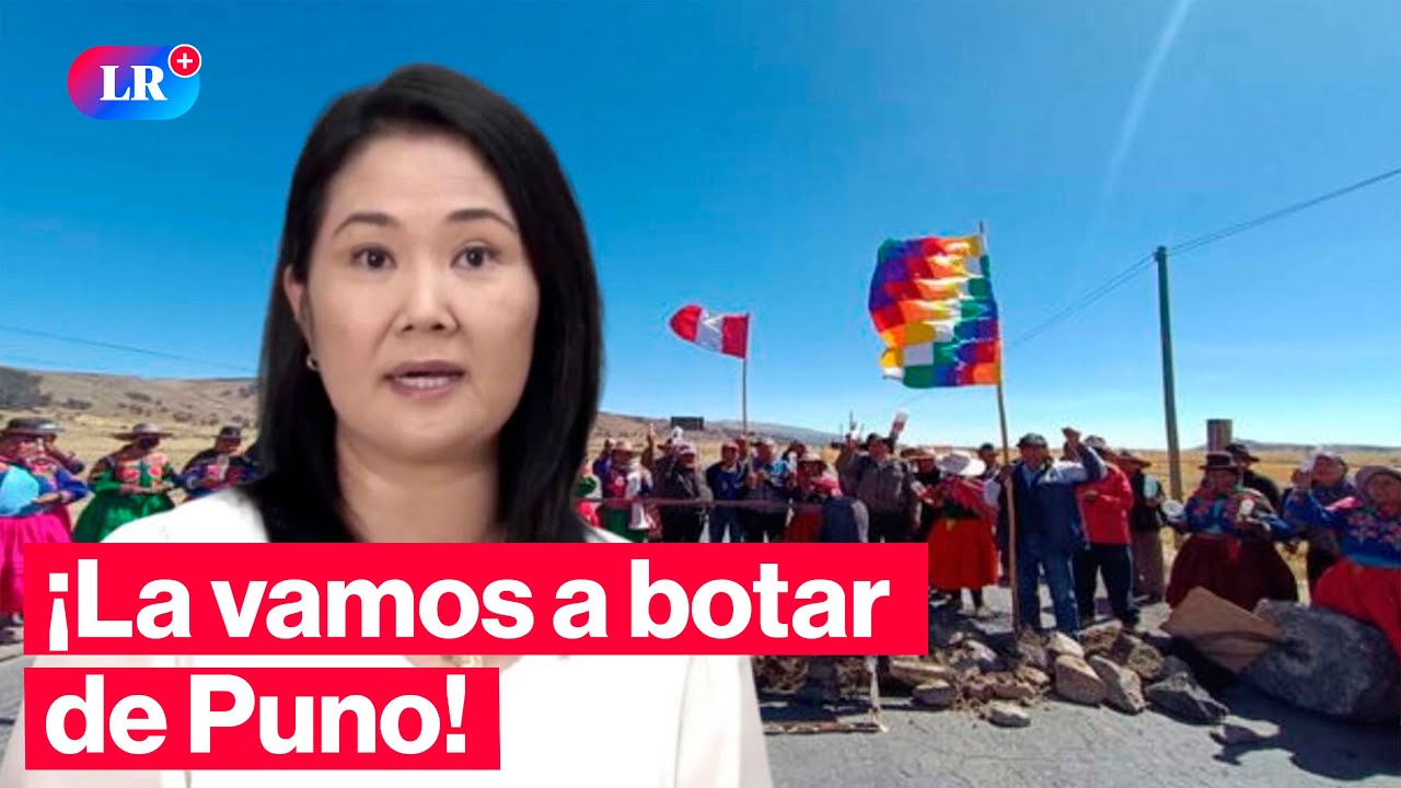 Anuncian que botar&aacute;n a Keiko de Puno tras declaraciones de Rospigliosi  #HLR