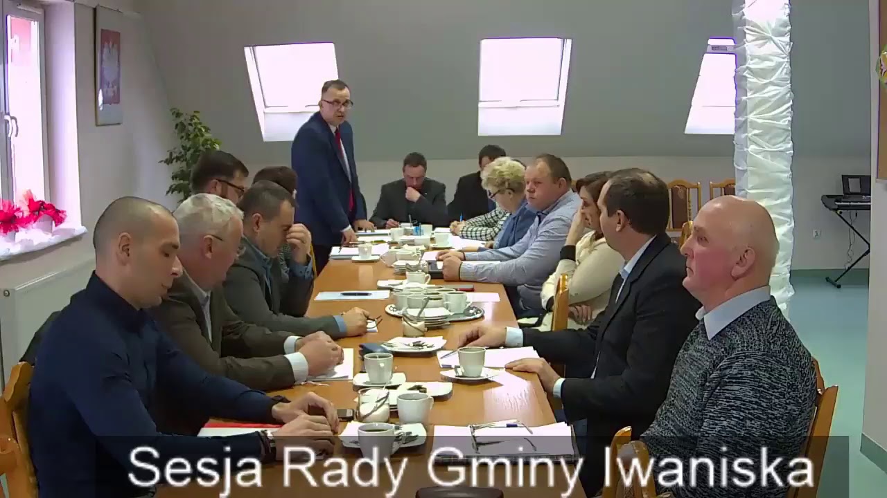 Urząd Gminy Iwaniska - transmisja sesji rady gminy 31 I 2019