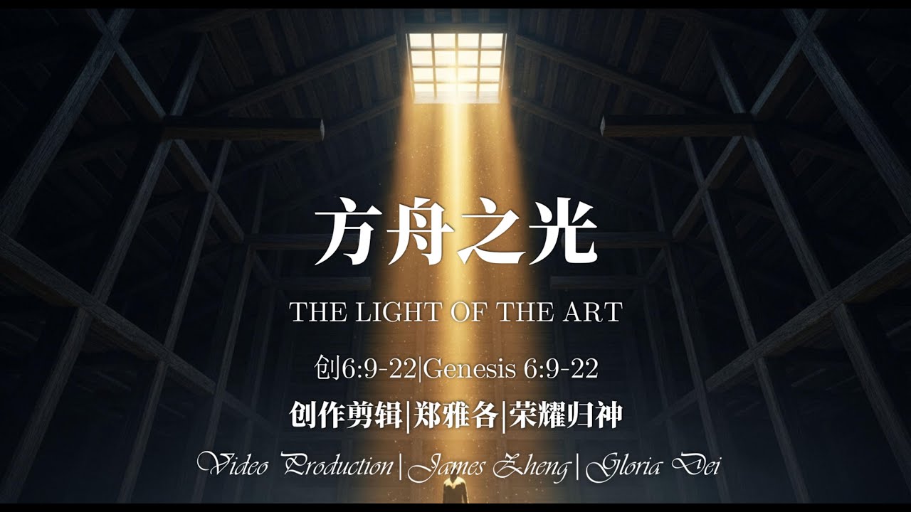 【方舟系列】《方舟之光》—-我不看风浪，我单单仰望：在洪水泛滥之时，上帝亲手为你锁上了门