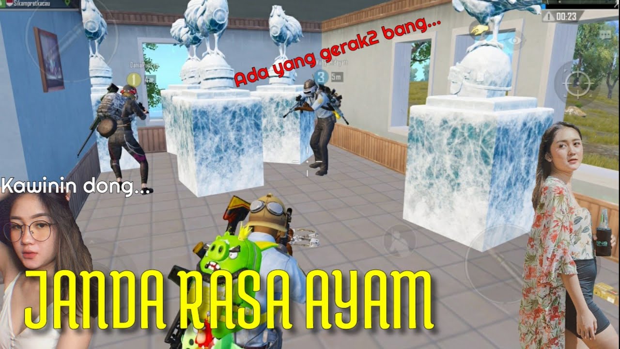 SIMOMON MENGGANAS RATAKAN ERANGEL KARENA ADA JANDA ANAK SATU - #PUBGM