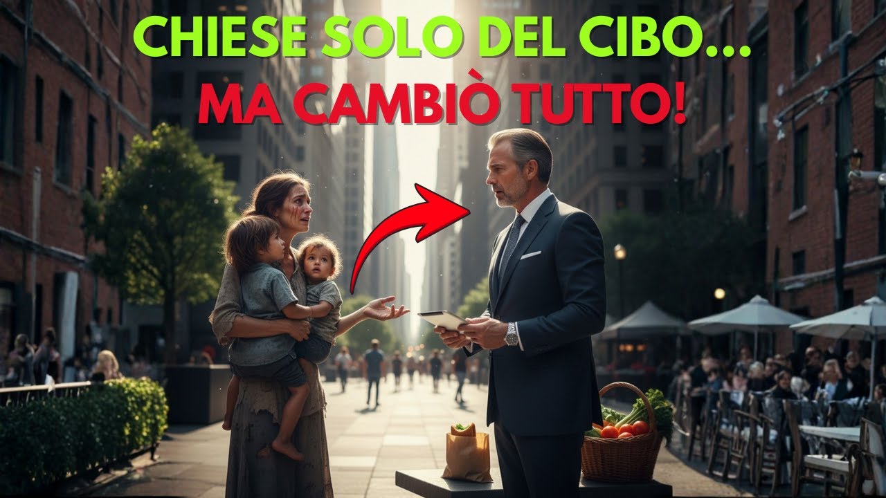 Una povera madre single chiese degli avanzi, ciò che accadde cambiò le loro vite per sempre!