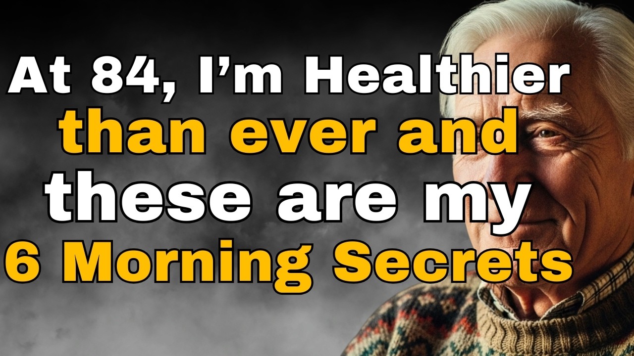 At 84, I Am Healthier Than Ever: 6 Morning Secrets for Healthy Aging![advice for seniors]