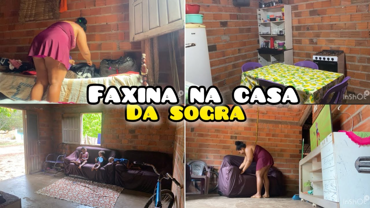 FAXINA NA CASA DA SOGRA 🎥❤️