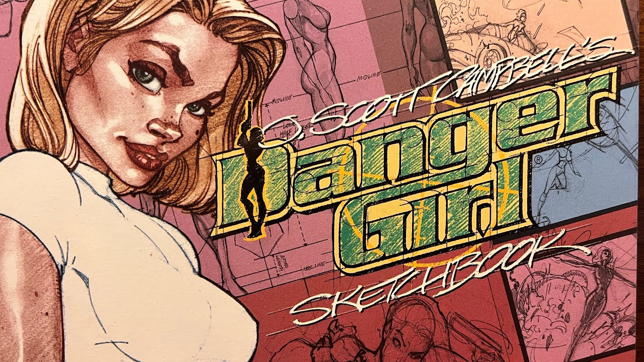 J Scott Campbell DANGERGIRL sketchbook.