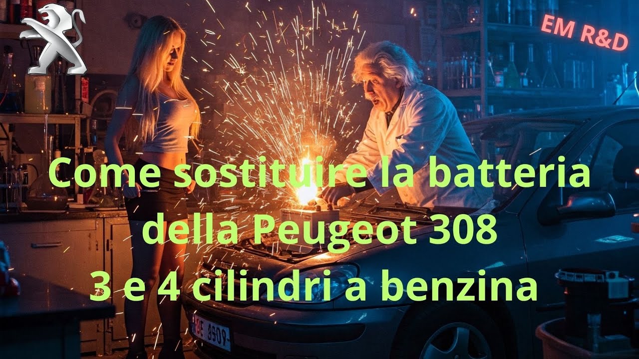 Come sostituire la batteria sulla Peugeot turbo benzina - How change the battery in your Peugeot 308