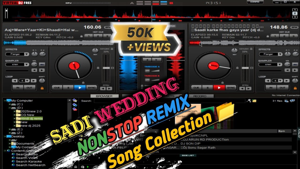 wedding song💥wedding dance!!wedding dj tutorial!!party mix!!indian  wedding!!dj wedding shadi songs