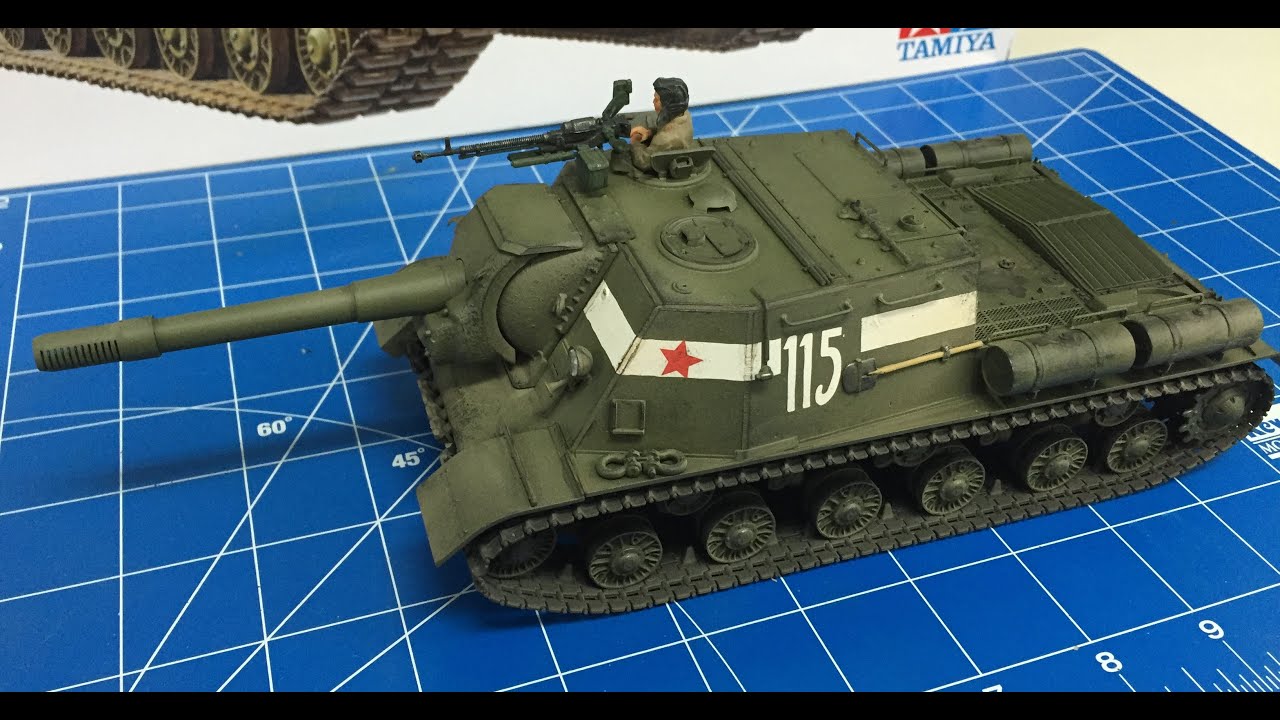 Building the  Tamiya 1/35 JSU (ISU) -152 from start to finish