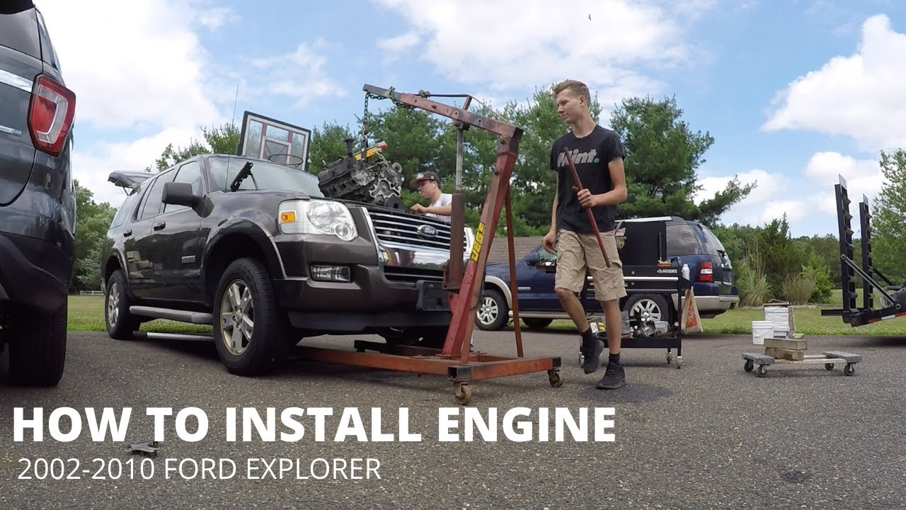 КАК УСТАНОВИТЬ ДВИГАТЕЛЬ V6 ОБЪЕМОМ 4,0 Л - FORD EXPLORER 2002-2010 (ПОЛНОЕ РУКОВОДСТВО)