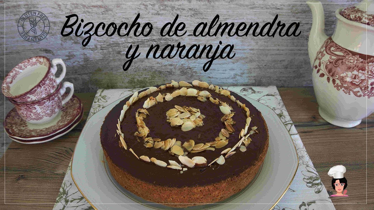 BIZCOCHO DE ALMENDRAS Y NARANJA