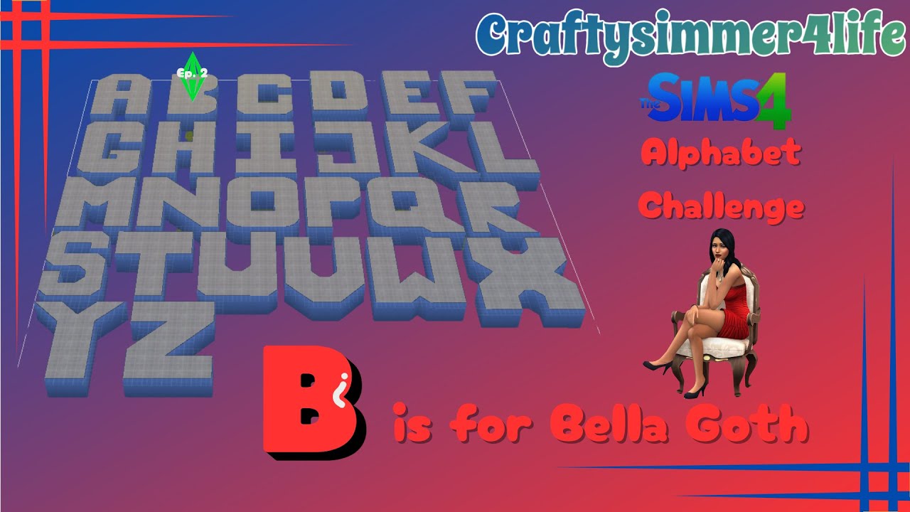 Sims 4 Alphabet Build Challenge | Letter B &ndash; Bella Goth&rsquo;s Secret Sanctuary 🖤🏛️