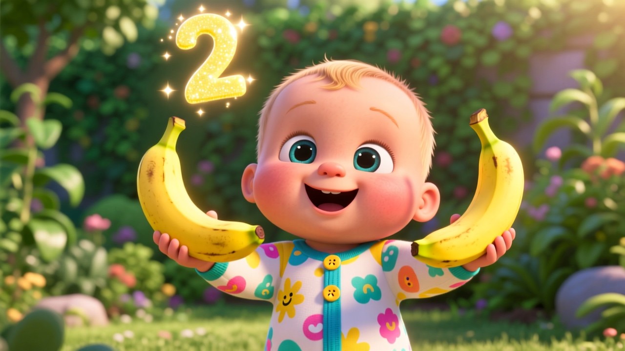 Baby Counts Fruits in Basket 🍎🍌 | Fun Learning & Play for Kids | Toddler Adventure Video
