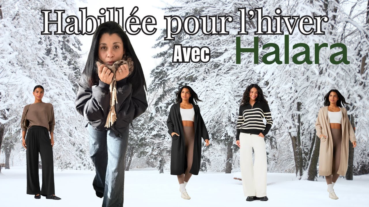 Haul & try on Halara hiver ❄️ looks chauds & confortables | Taille 40