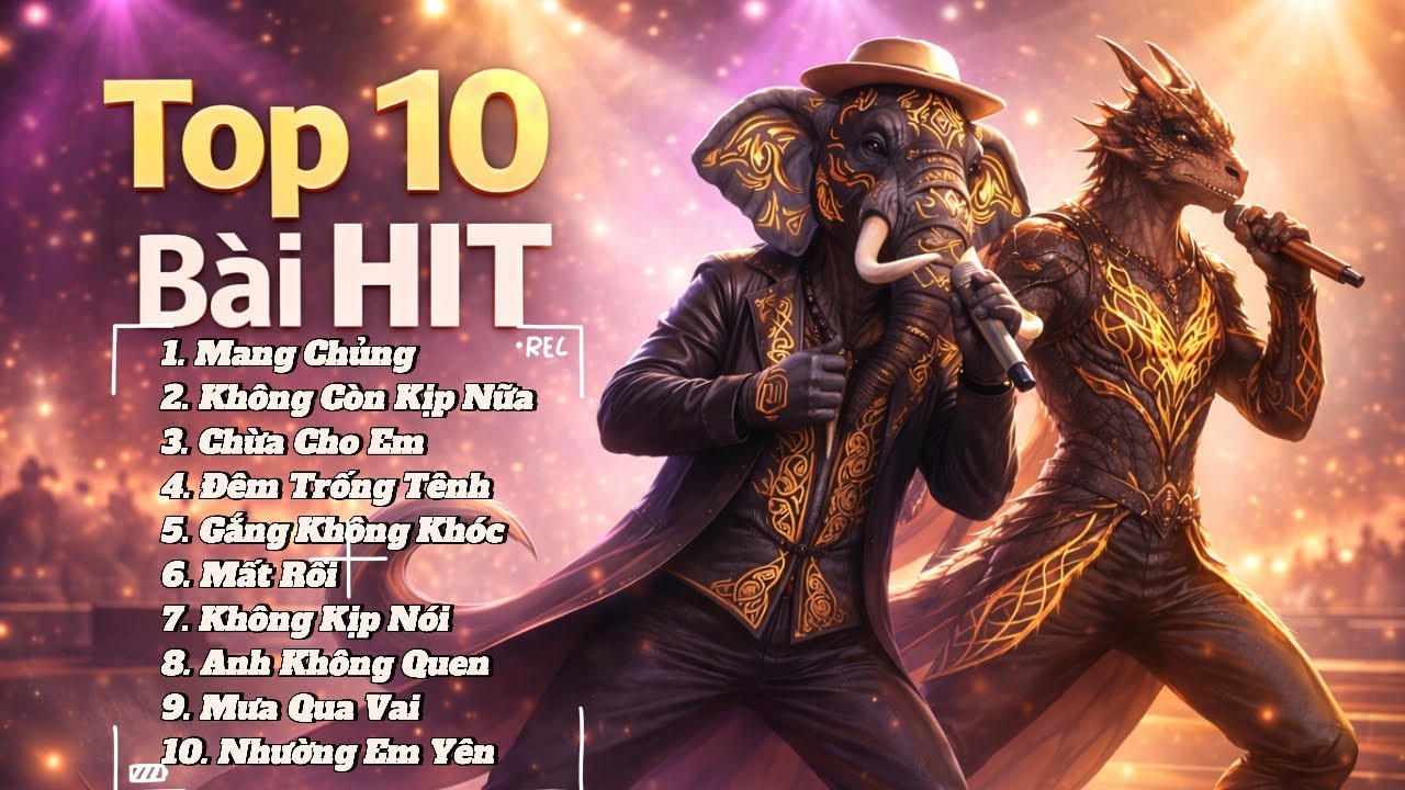 TOP 10 Bài HOT Ca Sĩ Giấu Mặt - Gắng Không Khóc | Tổng Hợp Nhạc Ca Sĩ Mặt Nạ 2026 Hot Tiktok