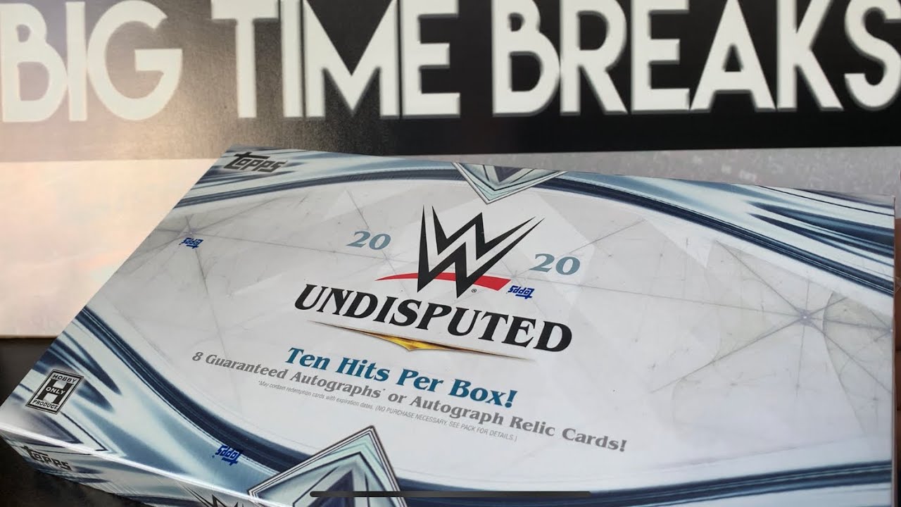 Topps WWE Undisputed 2020 Hobby Box Break - I Love This Product!
