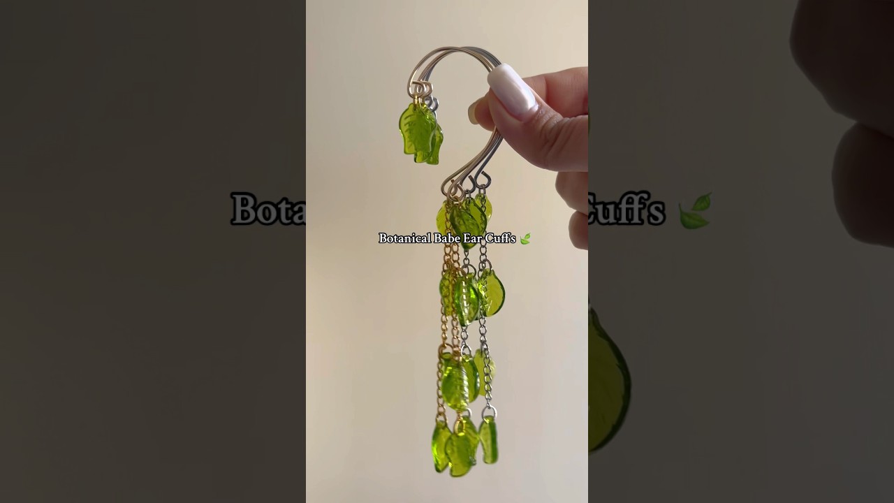 Best selling ear cuffs! 🌱 #jewelry #earrings #earcuffs #handmade #nature #fairycore #wirejewelry
