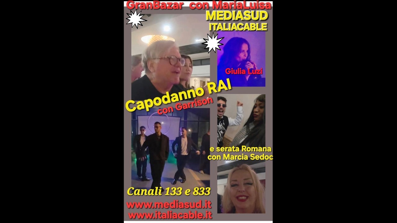 Gran Bazar N.226 – Speciale Capodanno Rai | Garrison & Giulia Luzi | Spettacolo e Musica