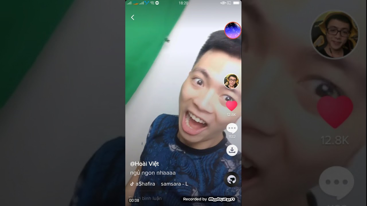 Video tik tok của Mrvit và Phong cận tv