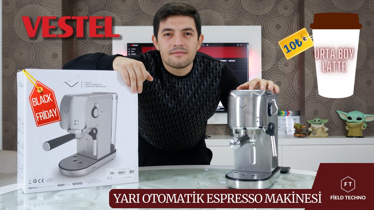 Vestel Barista Yarı Otomatik Espresso Makinesi İnceleme ! Lezzetin Efendisi