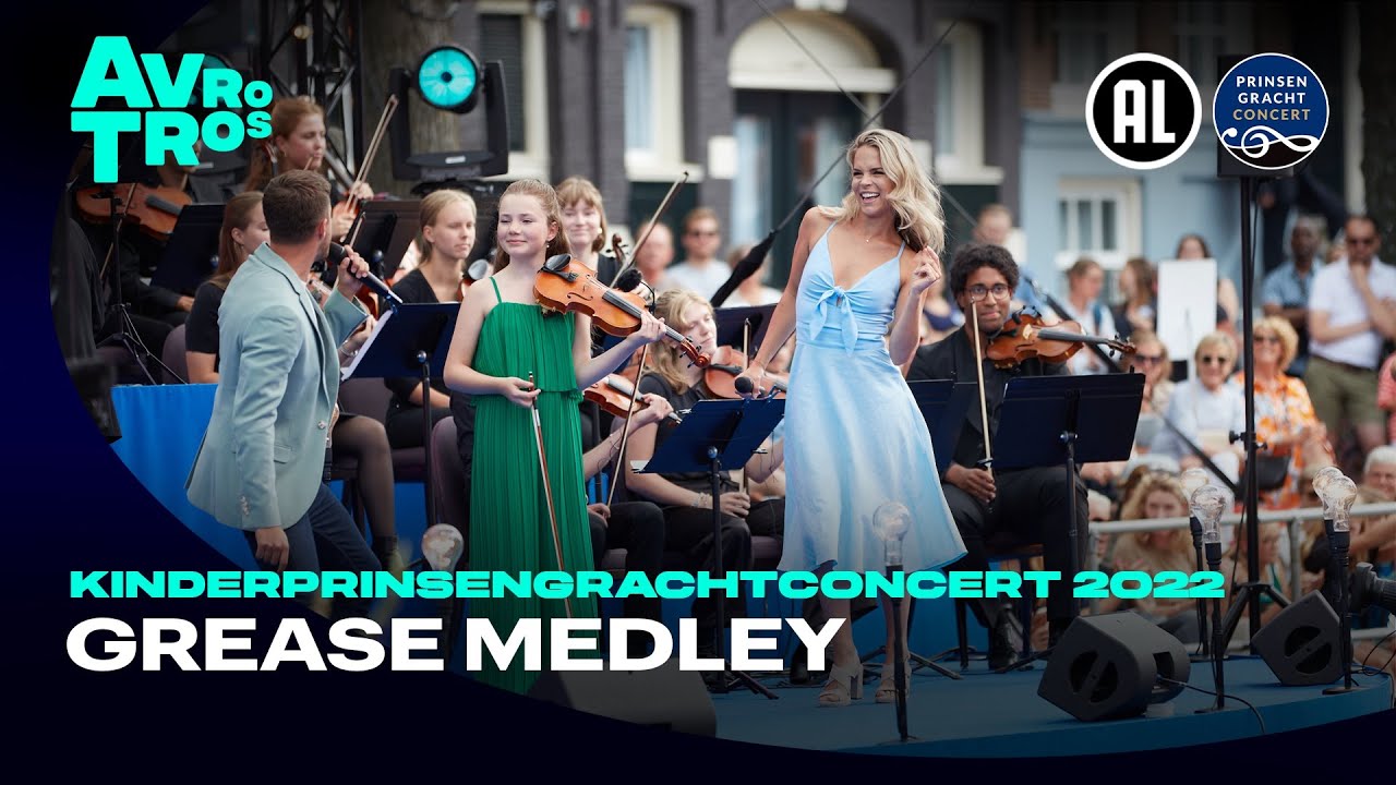 Eline van Dijk, Klaasje Meijer & Buddy Vedder  - ‘Grease Medley’ | Kinderprinsengrachtconcert 2022