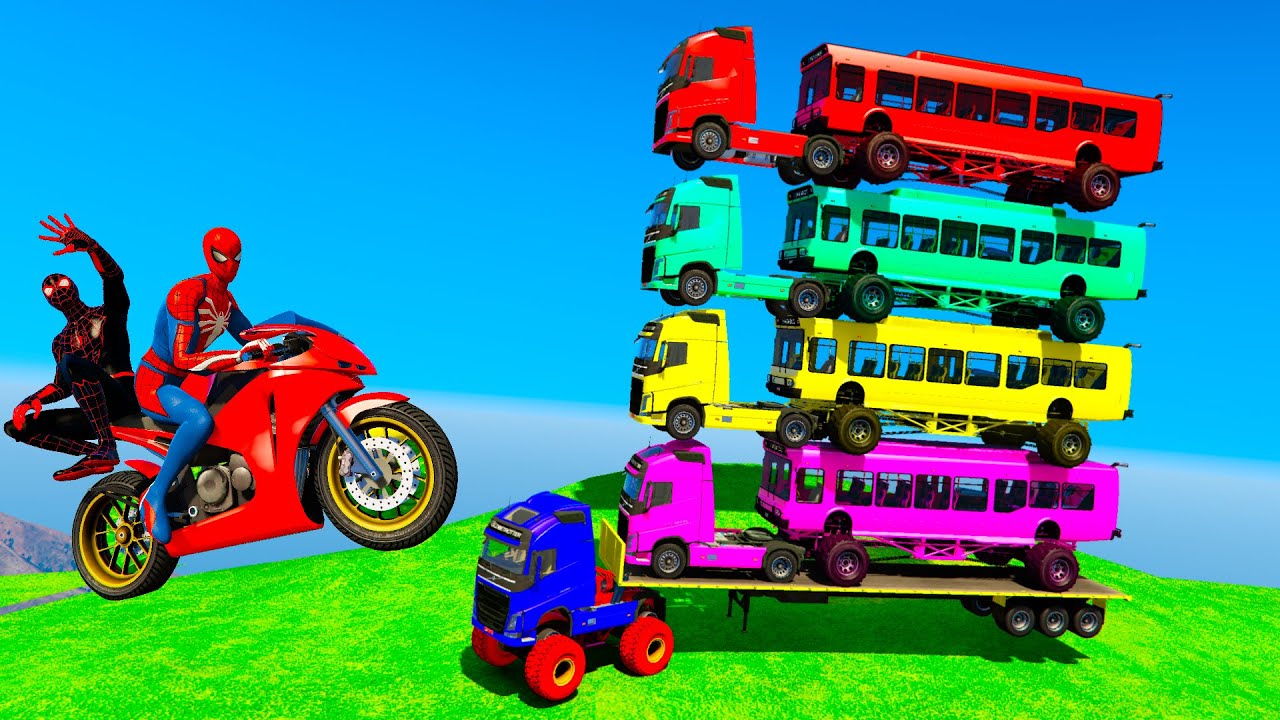 GTA 5: Spider-Man Crew Completing a Massive Transport Operation!