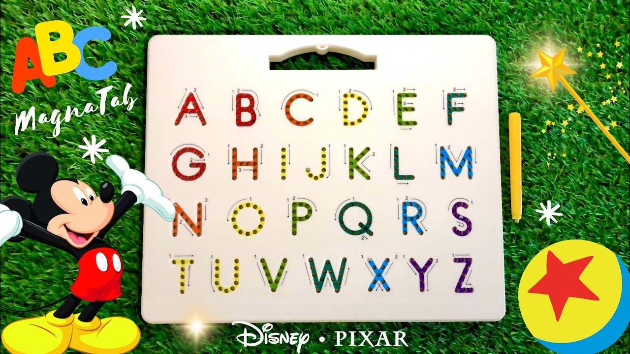 Disney ABC - Learn to write ABC´s with MAGNATAB