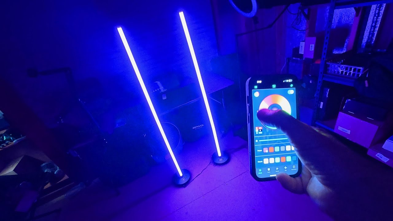 OIYN Smart RGB LED Floor Lamp with App - Testing/Review