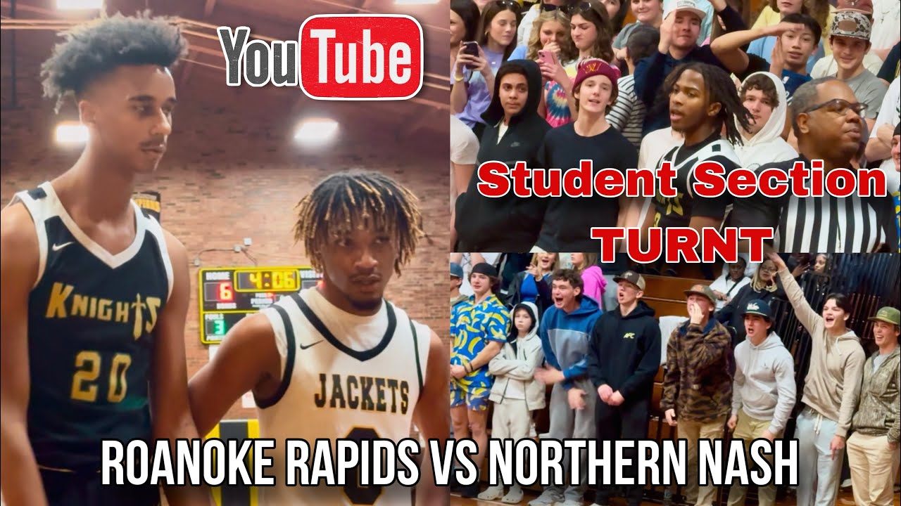 Northern Nash vs Roanoke Rapids! Student Section Was LIT 🚨