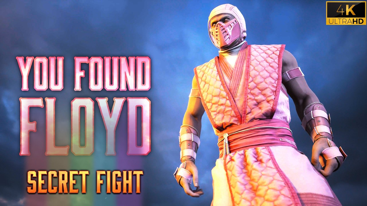 How To Defeat Floyd Bossfight -  Unlock Secret Pink Ninja - Mortal Kombat 1 Khaos Reign