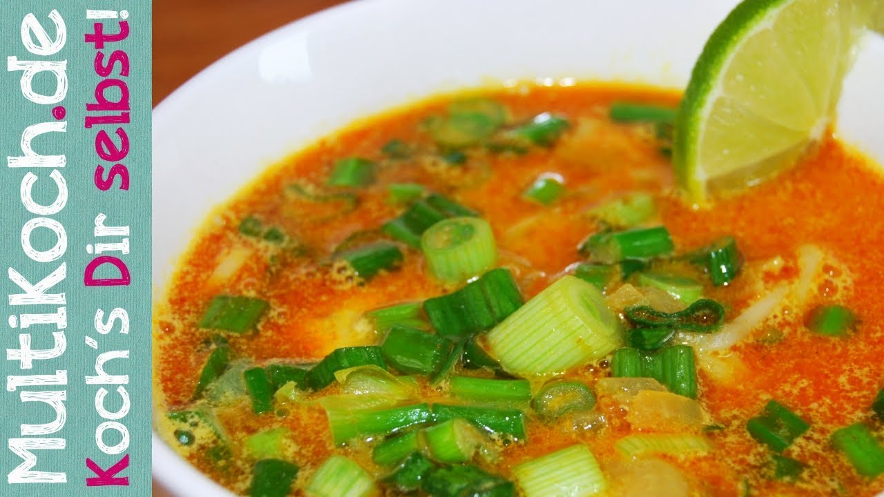 Geheimrezept: Thailändische Currysuppe mit Ingwer + Kurkuma