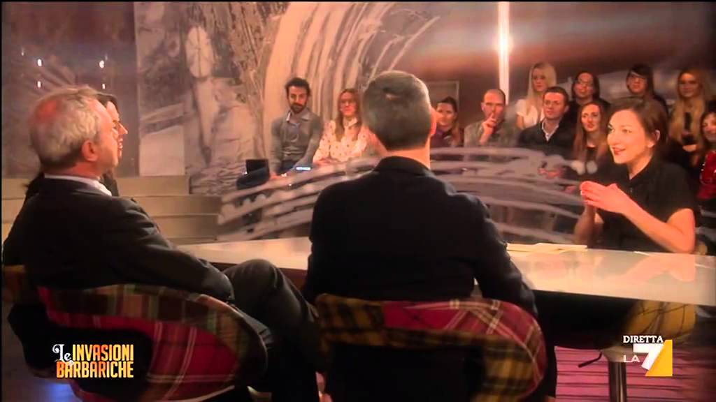 Il Team Mentana: Enrico Mentana, Alessandra Sardoni e Paolo Celata